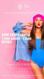 ​Épilation LASER Aisselles + Maillot semi intégral (OFFRE UNE ZONE ACHETÉ = 1 OFFERTE)